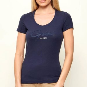 GUESS póló FLITTERS sötétkék
