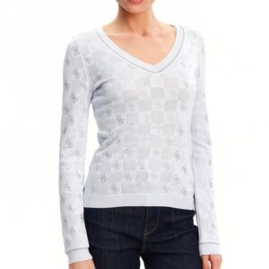 GUESS pulóver ROSIE világoskék