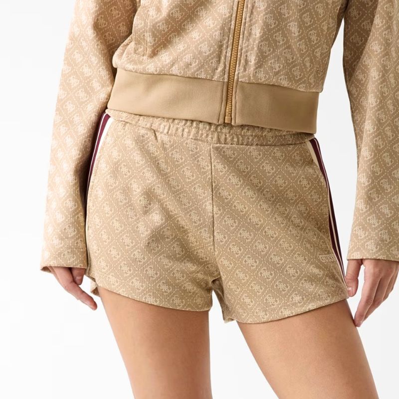 GUESS sort 4G LOGO barna