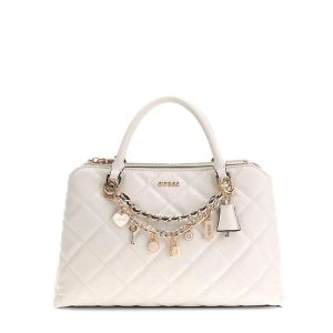 GUESS táska LIBBY krémfehér