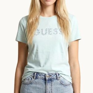 GUESS póló STUDS világoszöld