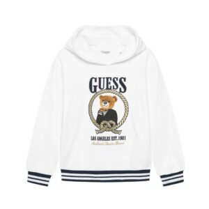GUESS fehér macis pulóver