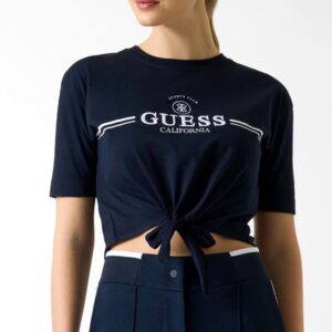 GUESS póló BOW sötétkék