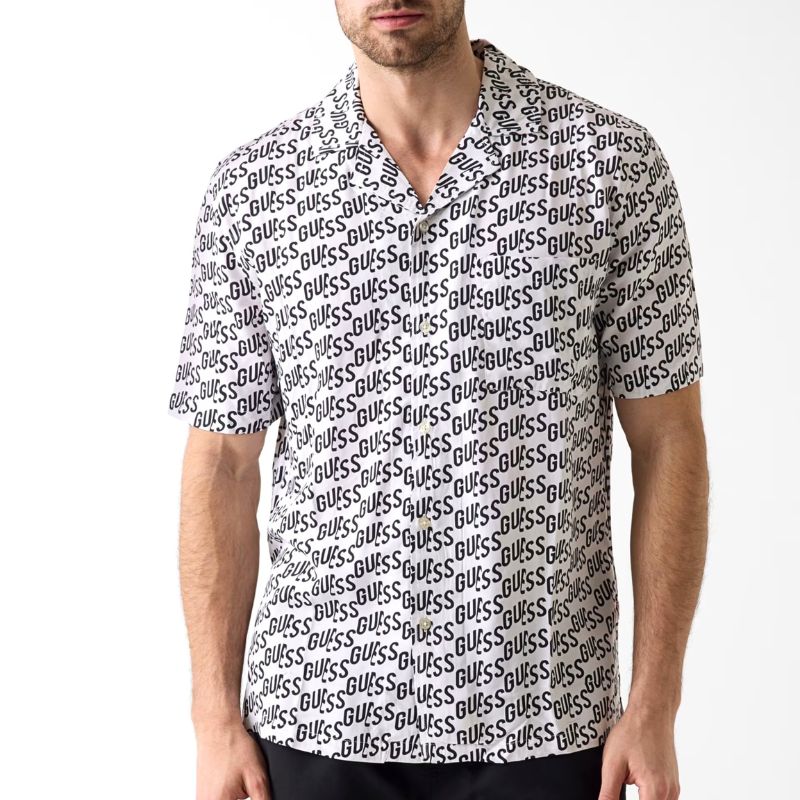 GUESS ing WAVY LOGO fehér