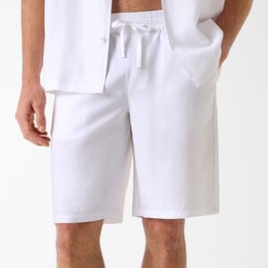 GUESS sort LINEN fehér