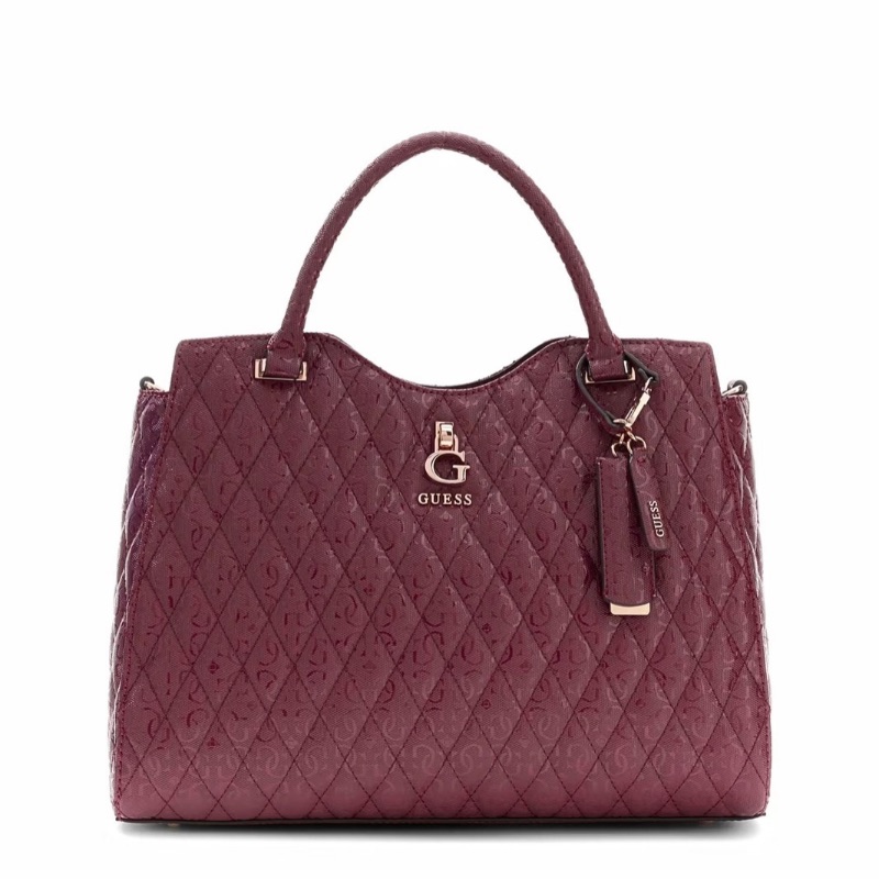 GUESS táska TAMARA merlot